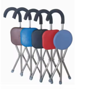 Mayorista Médico Discapacitados Hogar Enfermería Plegable Ducha Muleta <span class=keywords><strong>Silla</strong></span> 3 Piernas Bastón <span class=keywords><strong>Silla</strong></span> Con Asiento - Product Image 2