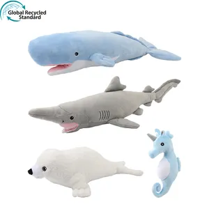 Мягкие плюшевые игрушки сделаны из переработанных пластиковых бутылок обниматься чучела животные игрушки