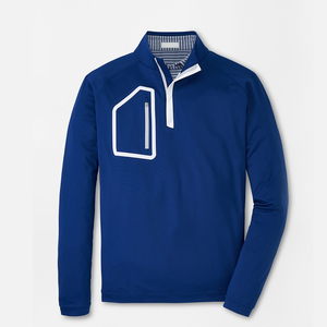 Pull Streetwear en tricot à col roulé de qualité pour hommes Polo manches longues 1/4 Pull zippé imperméable - Product Image 1