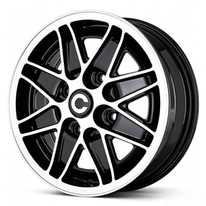 <span class=keywords><strong>Jantes</strong></span> en alliage 15x5,5 pouces 4x130 pour VW Beetle classique, style rétro <span class=keywords><strong>Cosmic</strong></span>, finition noire usinée, <span class=keywords><strong>jantes</strong></span> de voiture personnalisées de rechange - Product Image 1