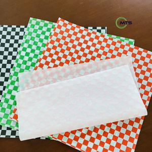 Papier alimentaire anti-graisse enduit de silicone imprimé sur mesure, simple face, pour hamburger, sandwich, pizza, shawarma, lait, gelée - Product Image 3