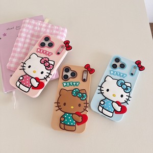 เคสโทรศัพท์มือถือลายการ์ตูนน่ารัก 3 มิติ ซิลิโคนรูปโบว์แมวน้อย สำหรับ iPhone 8plus XS XR 17 promax  ฝาหลังยางนิ่ม ขายส่ง - Product Image 5