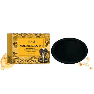 Hoygi olio di serpente morbido e liscio sapone detergente per il viso rinfrescante olio per la pelle grassa controllo delicatamente pulisce la pelle - Product Image 1