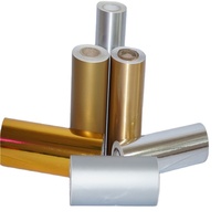 Fabricación de pegatinas PET de alta calidad vinilo dorado/plateado para cortar plotter vinilo autoadhesivo de vinilo de corte