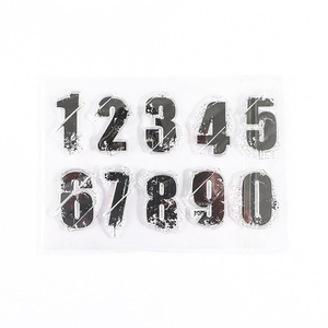 Hot Sale Alphabet Number and OEM Patterns <strong>Stamps</strong> <strong>Cookie</strong> Custom Clear Rubber Transparent DIY Transparent Silicone <strong>Stamp</strong> - Product Image 5