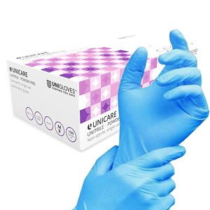 M3.5g Guantes de nitrilo azul sin polvo Guantes de examen médico de nitrilo - Product Image 6