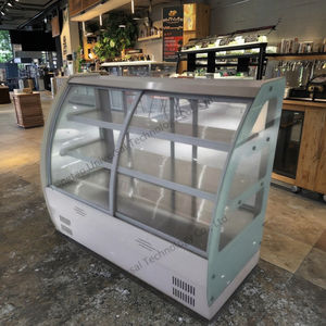 Présentoir de réfrigérateur à gâteaux de 1.5m Présentoir à gâteaux Comptoir Réfrigérateur à gâteaux avec roues - Product Image 5