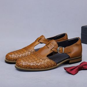Genuine Leather Pointed <b>Toe</b> Business Shoes Elegant Design Breathable and Lightweight Custom Made <b>by</b> Professional Designers - Product Image 2