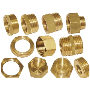 Écrou de blocage en laiton pour filetage femelle flexible et personnalisable de 1/2 pouce (AOL-07) - Product Image 1