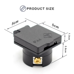 Industrielle 30Amp 250Volt 2-polige 3-Draht-RV/EV-wetterfeste staub dichte NEMA-L6-30R steckdose mit Abdeckung für RV/EV-Steckdosen - Product Image 2