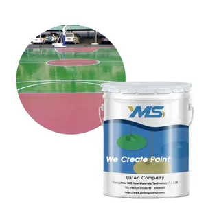 YMS-Epoxy intermediate Putty epoxy floor paint metallic and self leveling used in warehouse and garage