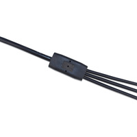 Câble adaptateur répartiteur d'alimentation DC 12V-Câble d'alimentation DC 3 en 1 DC 5521 femelle à mâle