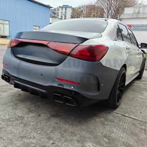 Kit di Montaggio Diretto per Benz Classe C <span class=keywords><strong>W205</strong></span> 2015-2021 a W206 C63 <span class=keywords><strong>AMG</strong></span> 2025 con Paraurti, Cofano, Portellone e Fari Anteriori - Product Image 4