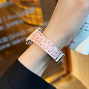 Bracelets de montre en cuir véritable pour femme d'affaires pour montre <span class=keywords><strong>série</strong></span> 10 9 <span class=keywords><strong>8</strong></span> 7 6 Bracelet magnétique pour montre 38 40 41 42 44 45 46 49 mm Bracelet pour femme - Product Image 5