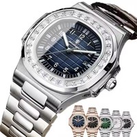 Montre pour homme Poedagar 925, marque haut de gamme, tendance décontractée, or rose, carrée, quartz, étanche, luminescente, date, acier inoxydable