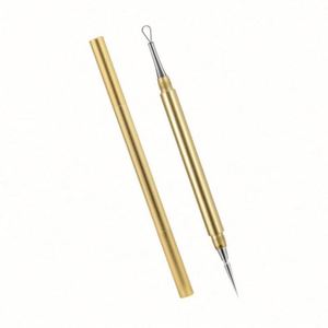 <b>Silver</b>/Gold Wholesale Empty Twist Cosmetic Cuticle Oil <b>Pen</b> Container with Screen Printing - Product Image 2