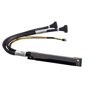 สายอะแดปเตอร์การ์ดจอ PCIe 5.0 Dual MCIO 32 GT/s สำหรับเซิร์ฟเวอร์และการประมวลผล AI แบบกำหนดเอง PCI-E 16x ขยาย Dual MCIO เป็น PCIe 5.0 - Product Image 1