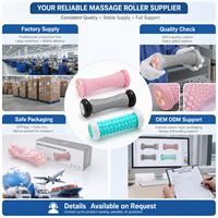 Rouleau de massage portable pour pieds et jambes, relaxation des muscles de la voûte plantaire et du talon, outil de réflexologie des tissus profonds