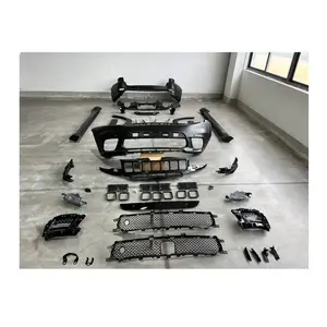 Konversi mobil bumper peningkatan Facelift SRT8 kit bodi untuk Jeep Grand Cherokee SRT8 2017-20 Bodykit Bumper depan belakang