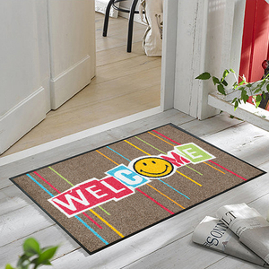 Tapis d'entrée d'hôtel de luxe, motif puzzle imprimé sur mesure, imperméable, antidérapant, 100% nylon, certifié OEKO-TEX, tapis de <span class=keywords><strong>porte</strong></span> en machine - Product Image 6