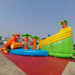 Parque acuático inflable con temática de dinosaurios gigantes para niños al aire libre - Product Image 3