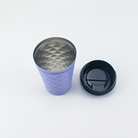 Gobelet isotherme en acier inoxydable à paroi simple de 450 ml au design classique pour le café, le camping, tasse à café