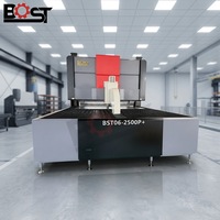 Centro de Plegado de Paneles de Alta Eficiencia de Producción de Fábrica BOST, Máquina de Plegado CNC Totalmente Automática para Chapa Metálica de 25-80 Toneladas