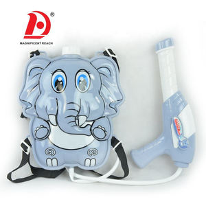 HUADA面白い漫画象バックパック強力なウォーターガンおもちゃ子供ビーチプールインタラクティブウォータープレイゲーム水おもちゃ銃 - Product Image 1