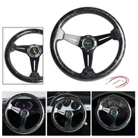 Volant de direction automobile en carbone forgé à 3 branches, performance drift, universel 6 trous, prix direct usine, commandes en gros