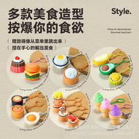 Promotie Squishy Speelgoed Trend 2026 Realistische Stoombroodjes & Fruitvormige Popknop Sleutelhanger Mini Eten Thema Decompressie Speelgoed