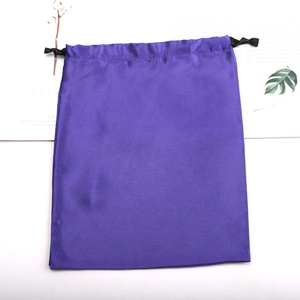 Spot Goods Hot Sale Satin Drawstring Pouch for Lingerie Hair Wig Extension Packing Luxury Gift Shoe <b>Dust</b> Silk <b>Bag</b> - Product Image 5