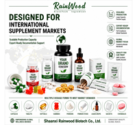 Kapsul Ganoderma Lucidum Reishi Rainwood Ekstrak Jamur Berkualitas Tinggi Produsen Suplemen Pabrik