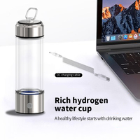 Bouteille d'eau hydrogénée en acier inoxydable 8000+ppb |   Support de montage |   Plus de 200 000 vendus aux États-Unis |   Technologie SPE/PEM certifiée CE |   OEM direct d'usine
