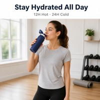Bouteille d'eau isotherme ZB Wholesale 19oz 24oz 32oz pour le sport, gourde de voyage en acier inoxydable avec couvercle 2-en-1 à paille et bec verseur