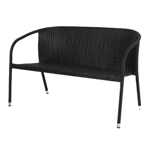 Meubles d'extérieur Banc en rotin Ensembles de <span class=keywords><strong>jardin</strong></span> Chaise de patio de <span class=keywords><strong>jardin</strong></span> avec siège double - Product Image 2