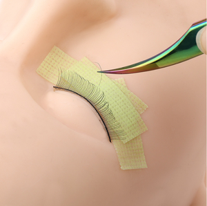 Bande Non tissée pour faux-cils, pièces, 9m, avec trous, respirants, confortable, résistant, tampon pour les yeux, couleur verte, outils pour extensions - Product Image 3