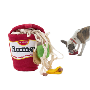 Juicepet Squeaky Interactive Dog Puzzle Toys Soft Plush Noodles Sniff Toy for Agressive Chewers Hidden Food Sneak Toy for Pets - Product Image 4