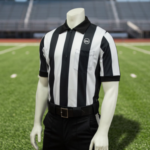 SHH Custom Heat-Transfer Printed 1" Black White Stripe Polyester/Cotton Breathable Quick Dry Body Flex Fabric Football Short - Product Image 2