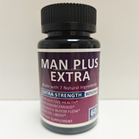 Capsules de Maca pour l'Amélioration de la Puissance Masculine, Stimulant de Libido Adulte, Pilules Énergisantes, Complément Herbal, Gommes de Maca, Pilule d'Agrandissement Masculin