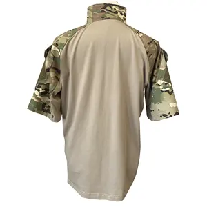 2024 Fashion Wholesale High Quality Short Sleeve Camouflage Shirt Sport Shirt For Hiking Outdoor For Men