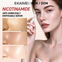 Sérum Ampoule Anti-Âge à la Niacinamide OEM OBM en Promotion, Sérum Visage Éclaircissant et Unifiant au Panthénol et à l'Acétate de Tocophérol