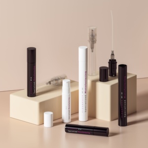 Commercio all'ingrosso 2ml 3ml 5ml bottiglie di <span class=keywords><strong>profumo</strong></span> di plastica bianco nero trasparente campione fiale Spray - Product Image 6