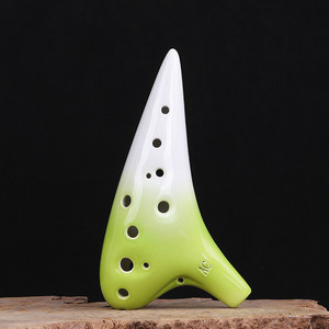 Ocarina en céramique de qualité supérieure à 12 trous Alto C (AC), instrument à vent à accordage précis pour les amateurs et les performances en solo - Product Image 2
