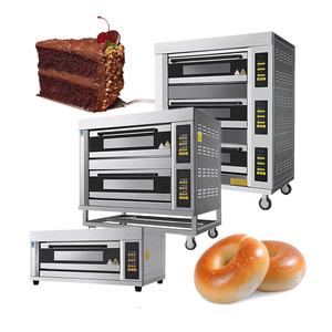 Horno de panadería comercial de varios pisos para pasteles y pan, de 1 a 3 pisos, con capacidad para 2 a 9 bandejas, eléctrico o a gas. - Product Image 3