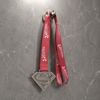 Concevez votre propre médaille de finisseur personnalisée, durable, en alliage de zinc poli, gravée au laser 3D, pour marathon 5K, football, taekwondo, natation