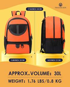 Muestra gratuita de mochila de fútbol plegable e impermeable para hombre con compartimento para zapatos y gran capacidad para deportes casuales - Product Image 2