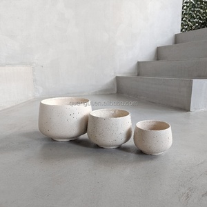 Macetas de Cemento Ligeras al por Mayor, Juego para Interiores y Exteriores con Diseño Redondo para Decoración de Jardín, Estilo Europeo, Uso en Suelo - Product Image 4