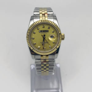 นาฬิกาข้อมือผู้ชายคุณภาพสูง ดีไซน์หรูหรา สไตล์ธุรกิจ ระบบอัตโนมัติ ตัวเรือนสแตนเลสสตีล - Product Image 1