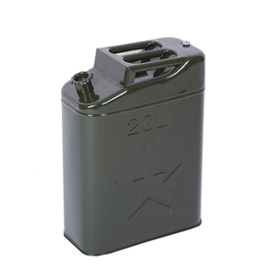 Jerrycan de 20 litres à plat en métal à <span class=keywords><strong>essence</strong></span> et à froid - Product Image 5