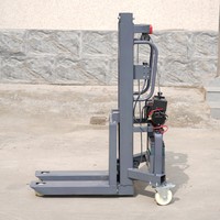 Mini gerbeur 300 kg, chariot élévateur portable, grue de levage, petit élévateur de marchandises, batterie au plomb-acide, pneus en nylon, terrain accidenté